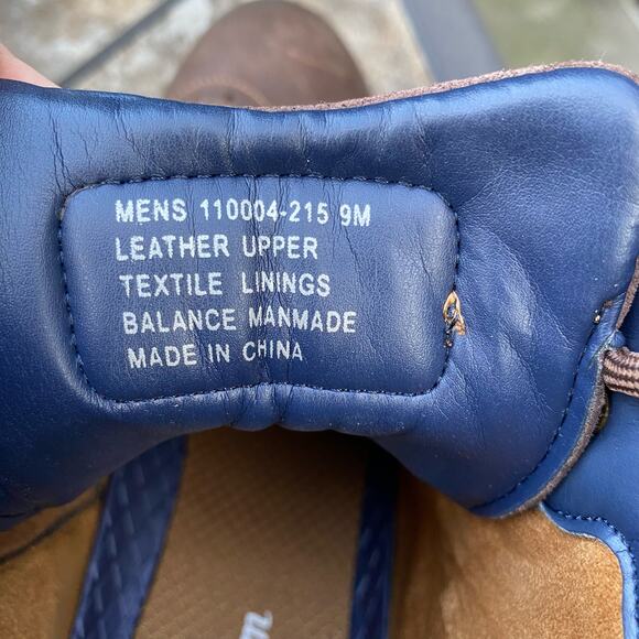 NEW Florsheim Brown Renegade Wingtip Oxford Boot Men's Size 9 - Picture 11 of 11